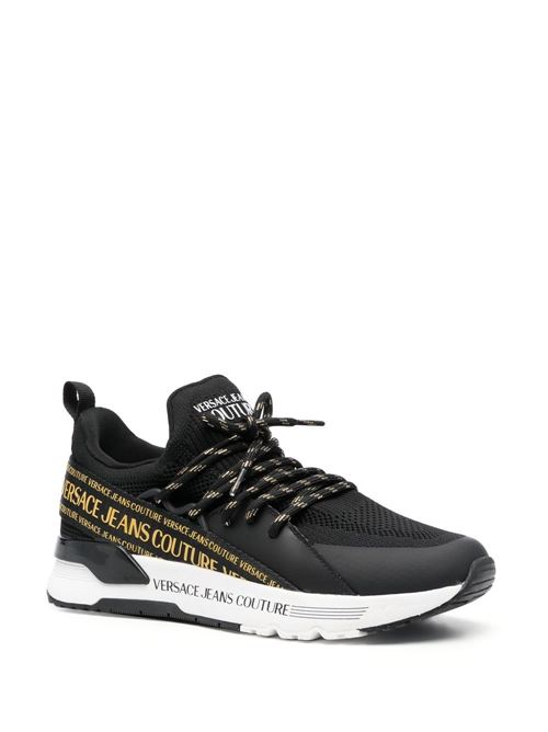 Sneakers con logo nera Versace jeans Couture | 74VA3SA8ZS446G89